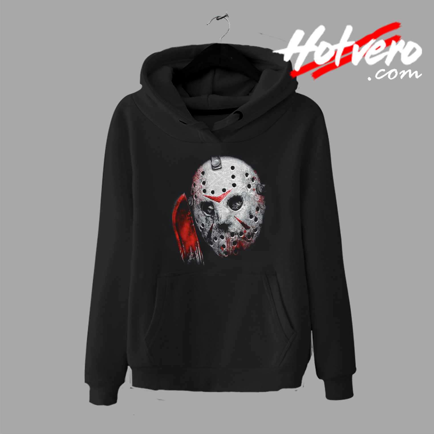 Jason Voorhees Airbrushed Face Hoodie