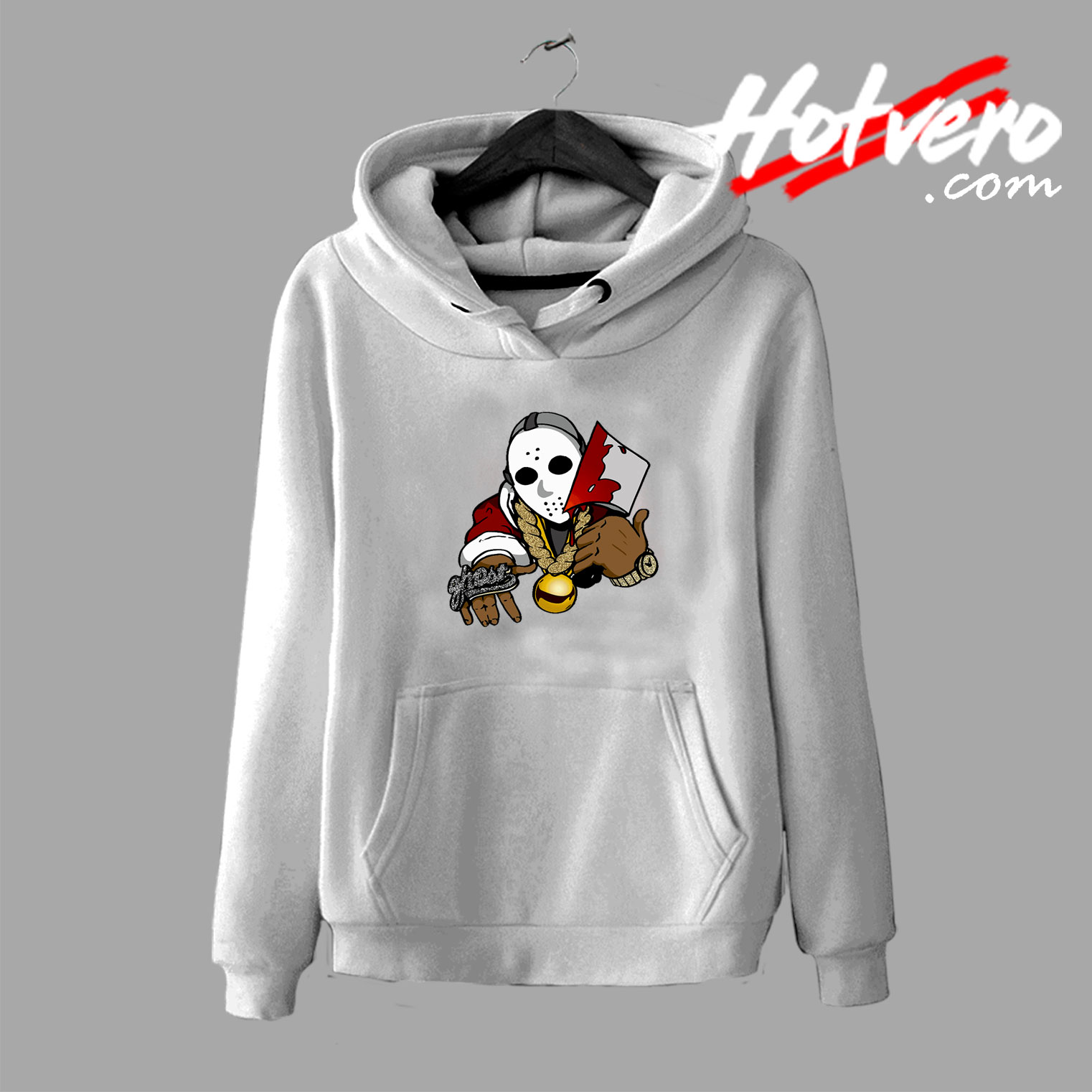 Jason Voorhees Rapper Hip Hop Vintage Style Hoodie