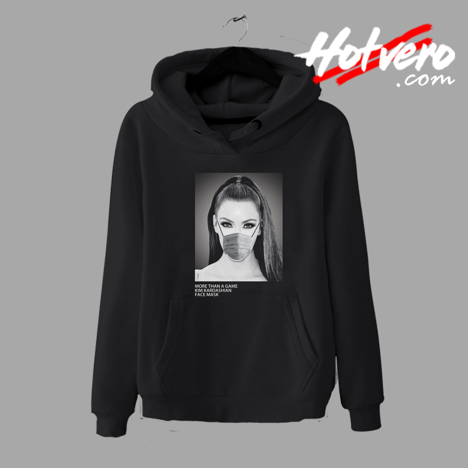 KIM KARDASHIAN Face Mask Vintage Style Hoodie