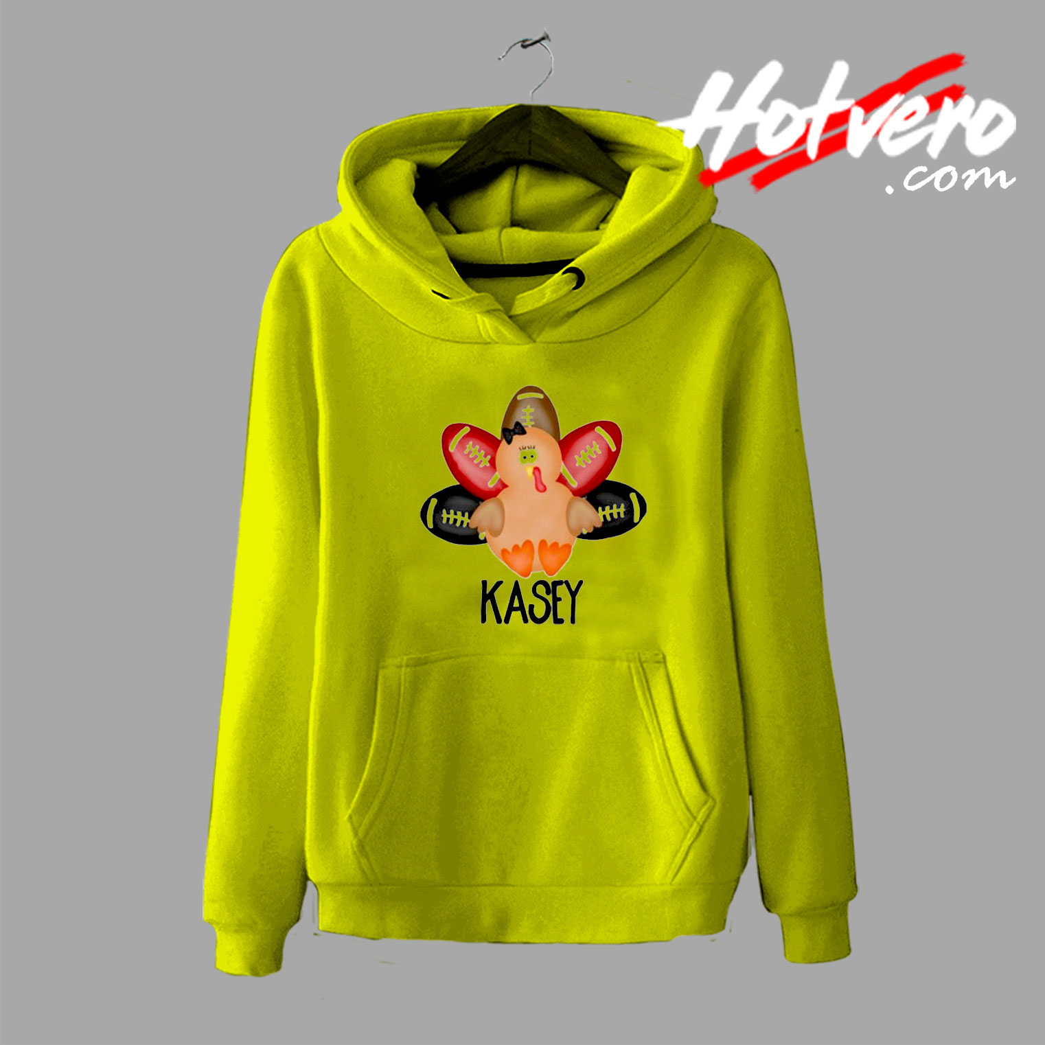 Kasey Football Feather Turkey Hoodie