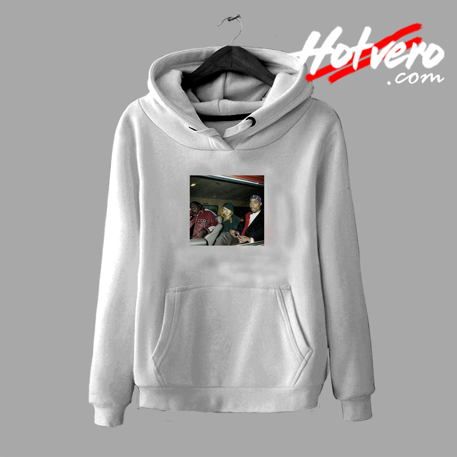Kurt Cobain Notorious BIG Tupac Hanging Out Hoodie
