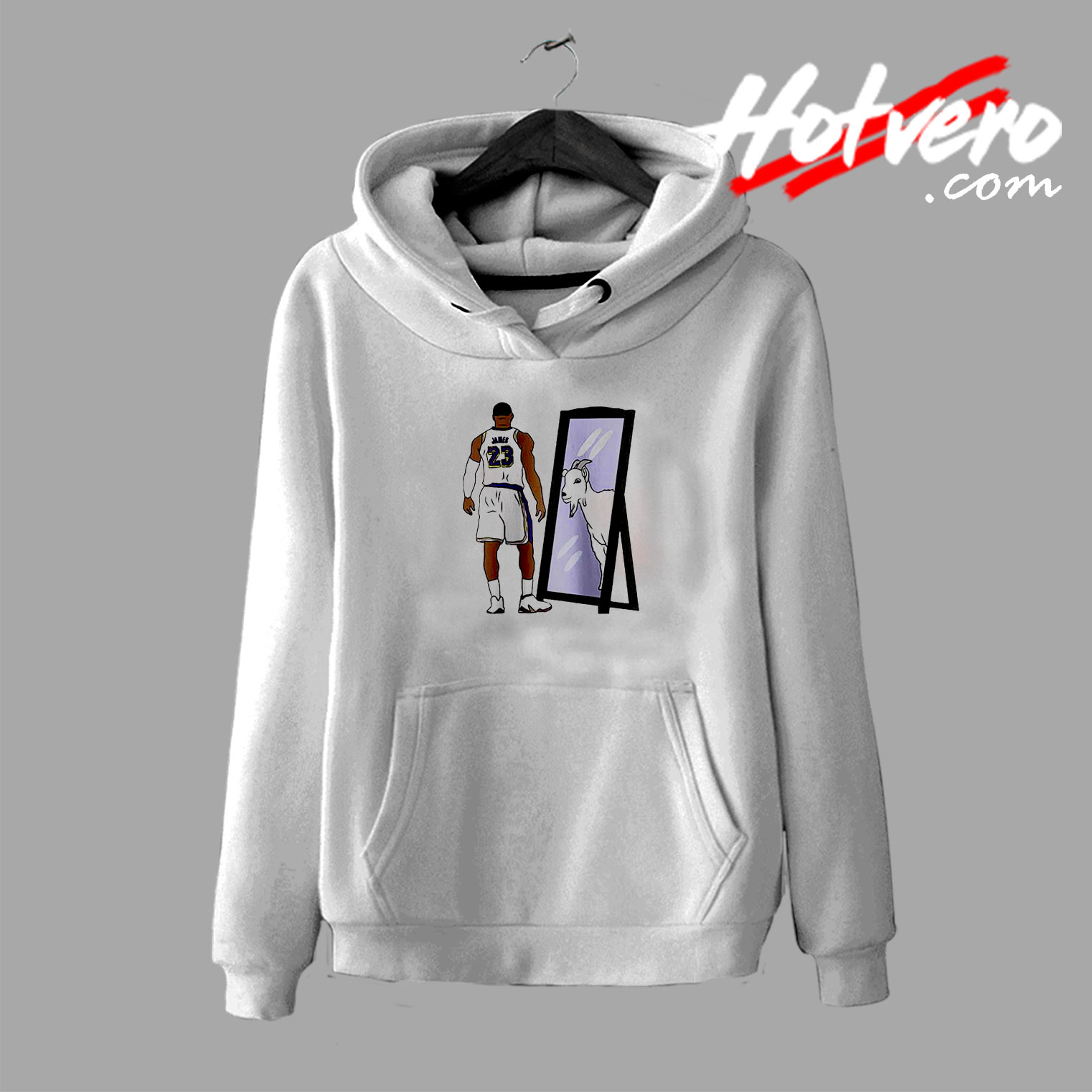 Lakers LeBron James Mirror GOAT Hoodie