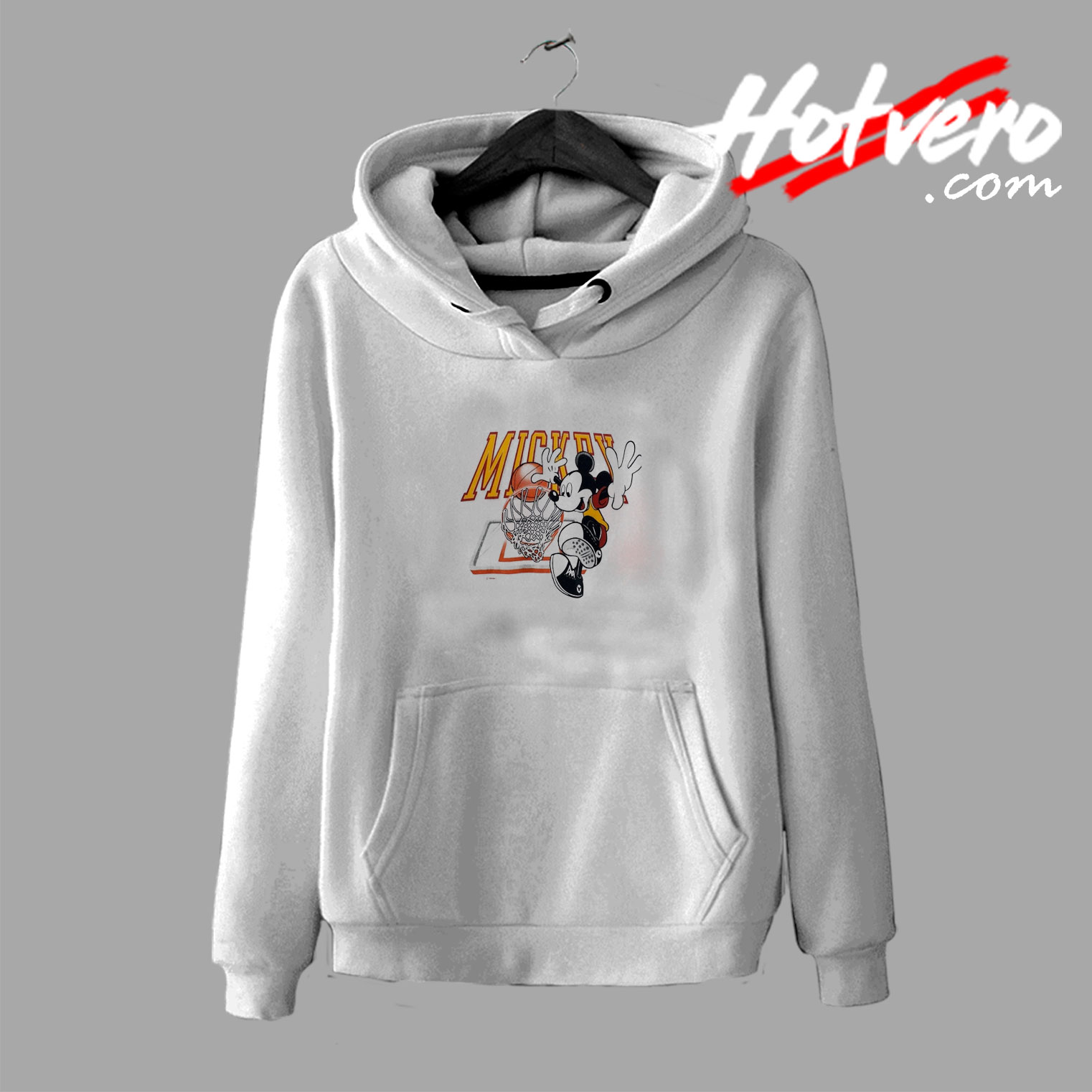 Mickey Mouse Slam Dunk Basketball Hoodie
