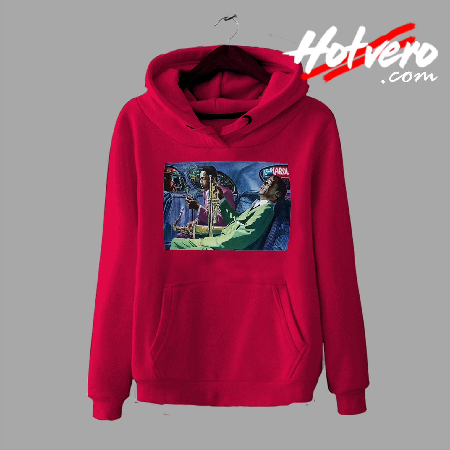 Miles and Coltrane Jazz Music Hoodie