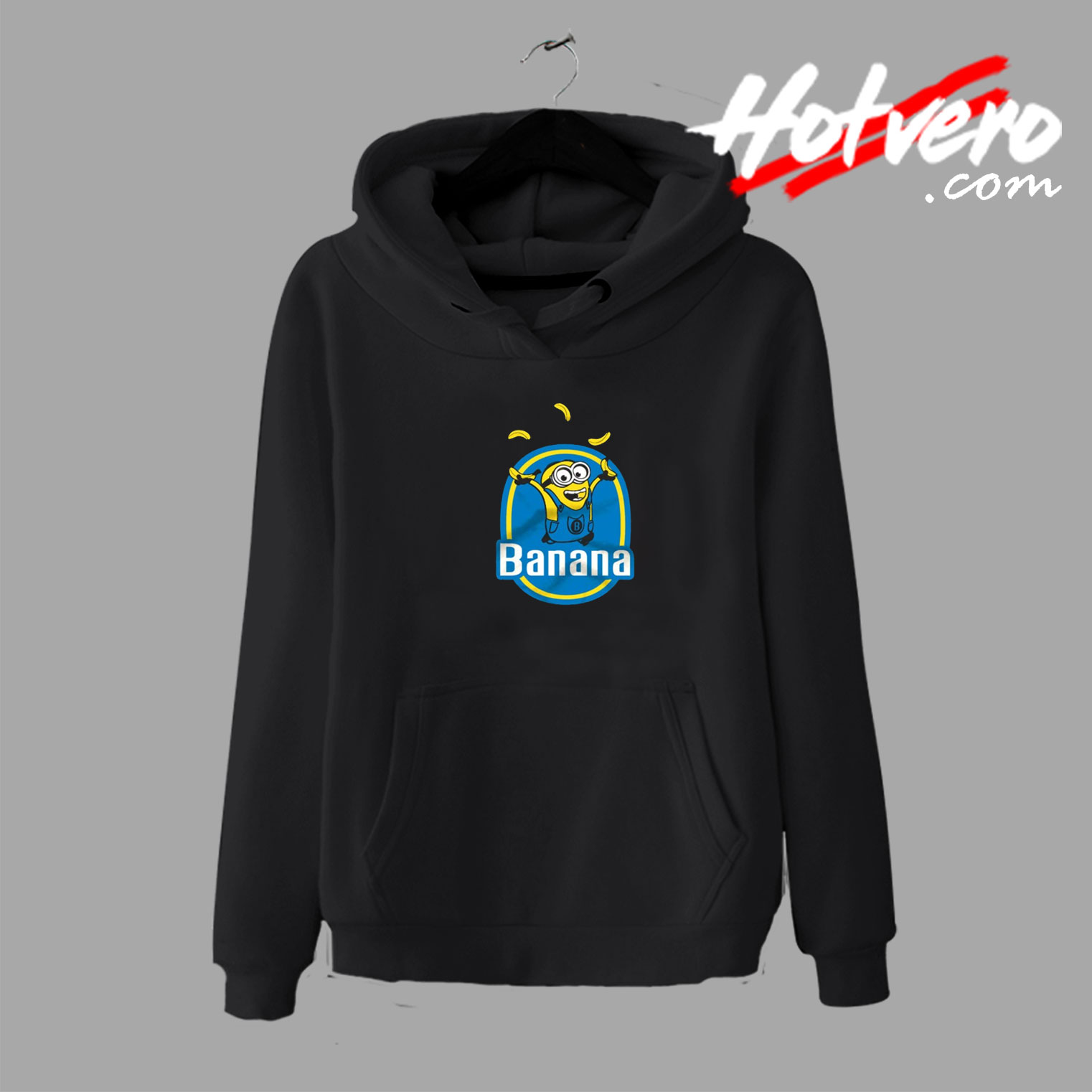 Minions Banana Nerd Graphic Hoodie