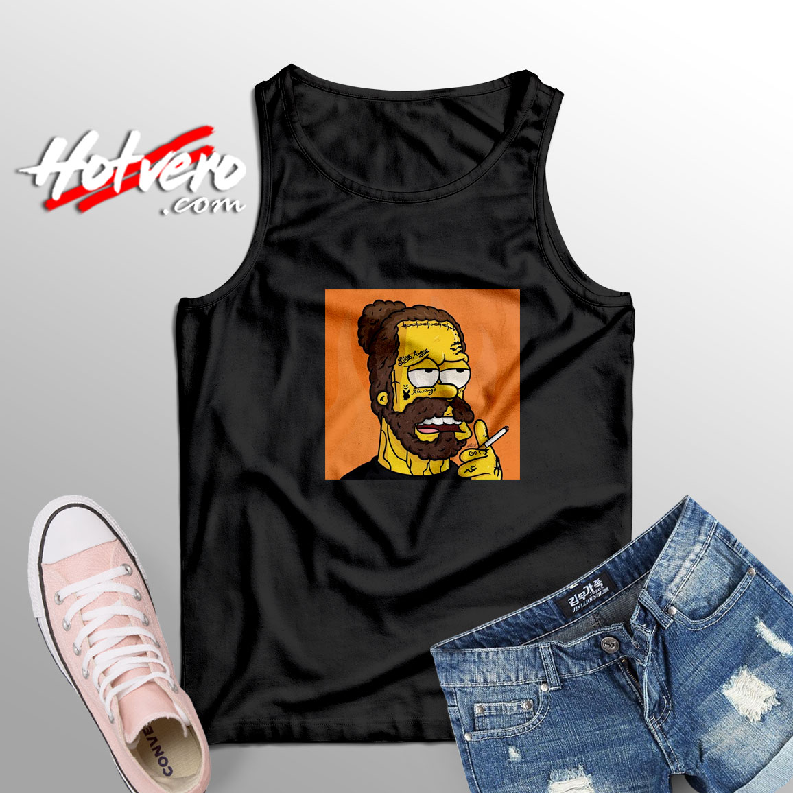 Post Malone The Simpsons Tank Top