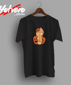 Coffee Addict Spice Latte Pumpkin T Shirt