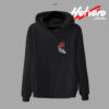 Red Rose Skeleton Hand Hoodie