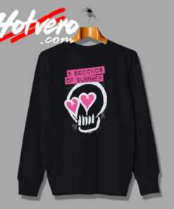 5 Seconds of Summer Heartskull Artwork Sweatshirt