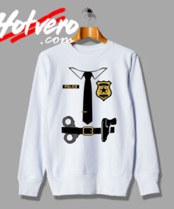 A Set Equipment Police Costume Sweatshirt