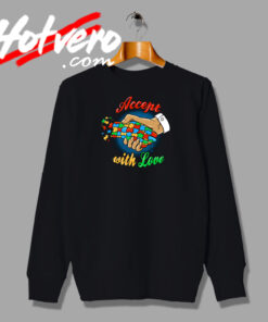 Accept With Peace Love Sweatshirt