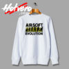 Airsoft Evolution Funny Artwork Sweatshirt