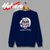 Albert Einstein Genius at Work Design Sweatshirt