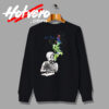 Albert Einstein Smoke Artwork Sweatshirt
