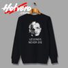Albert Einstein Stephen Hawking Face Sweatshirt