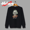 Albert Einstein Zombie Artwork Sweatshirt