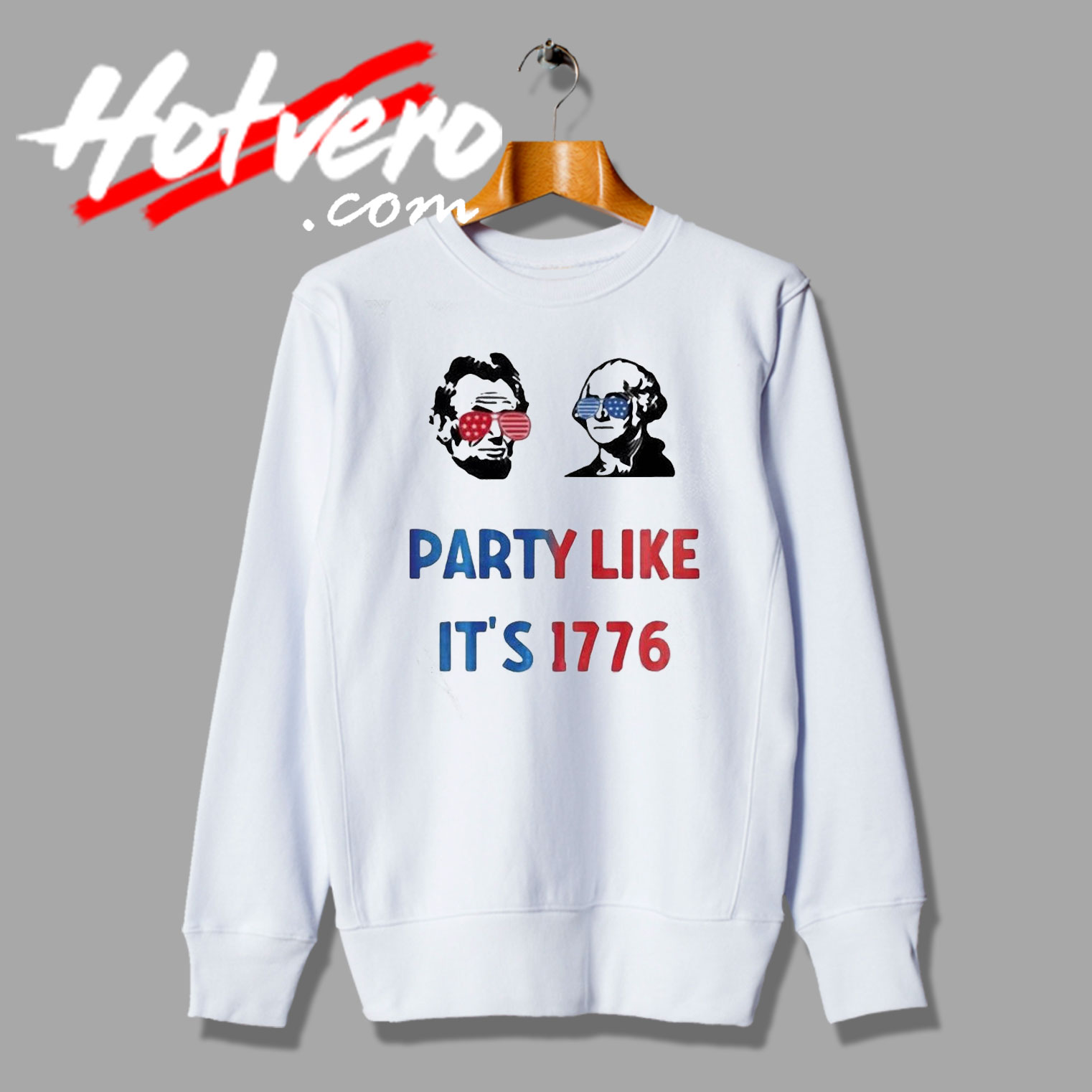 Alexander Hamilton And George Washington Retro 1776 Sweatshirt