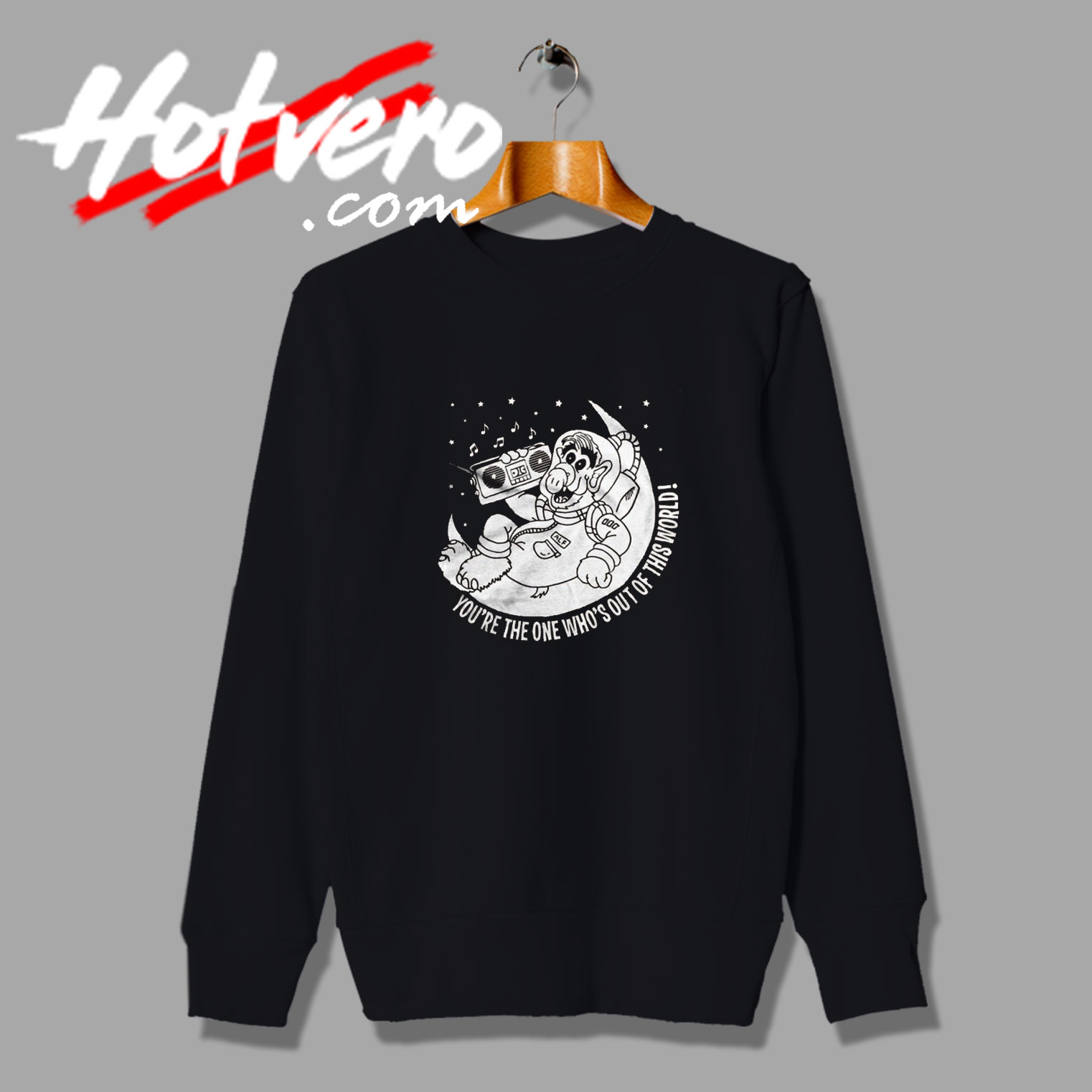 Alf Space In The Moon Sweatshirt