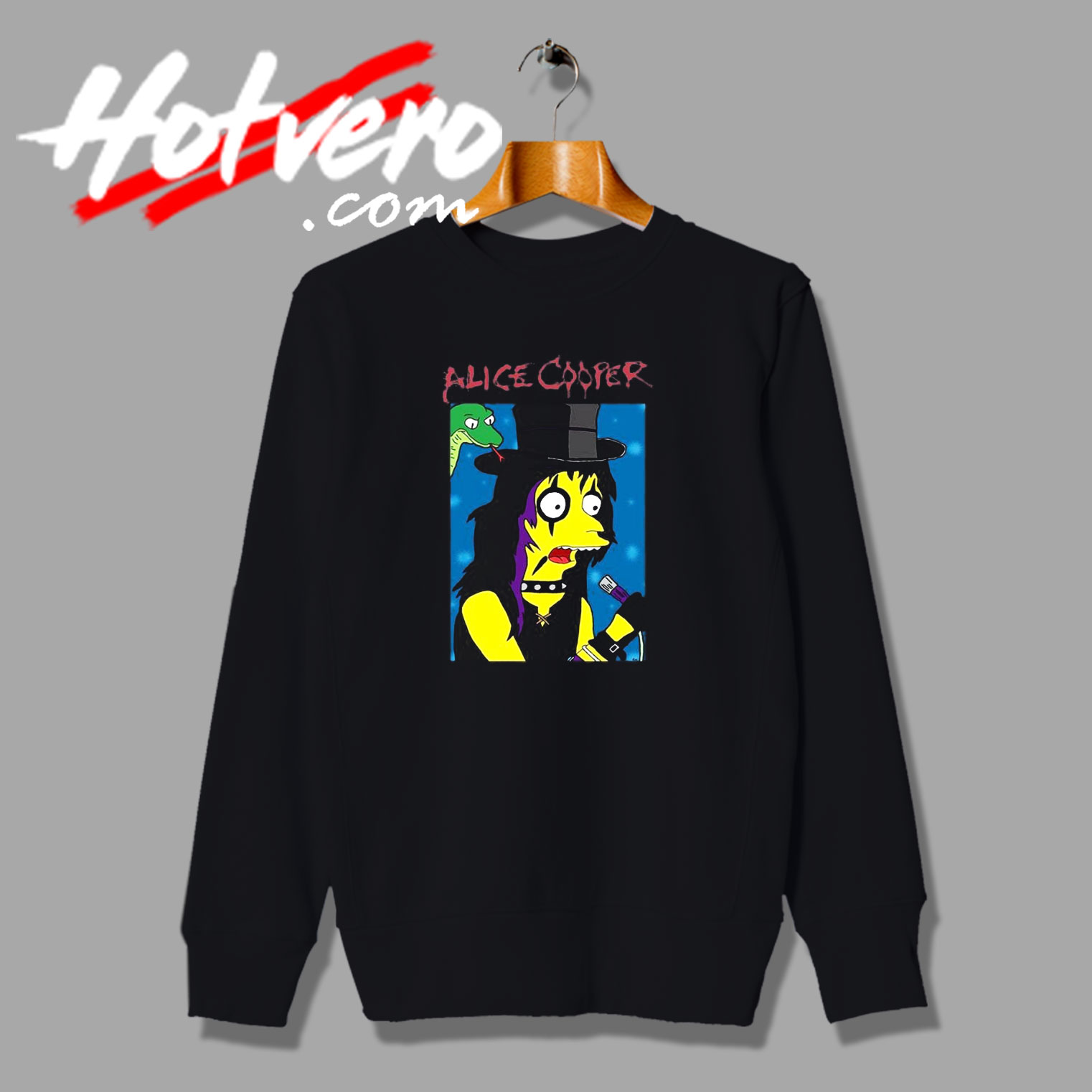 Alice Cooper The Simpsons Artwork Sweatshirt