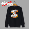 Alpha Xi Delta Word Design Sweatshirt