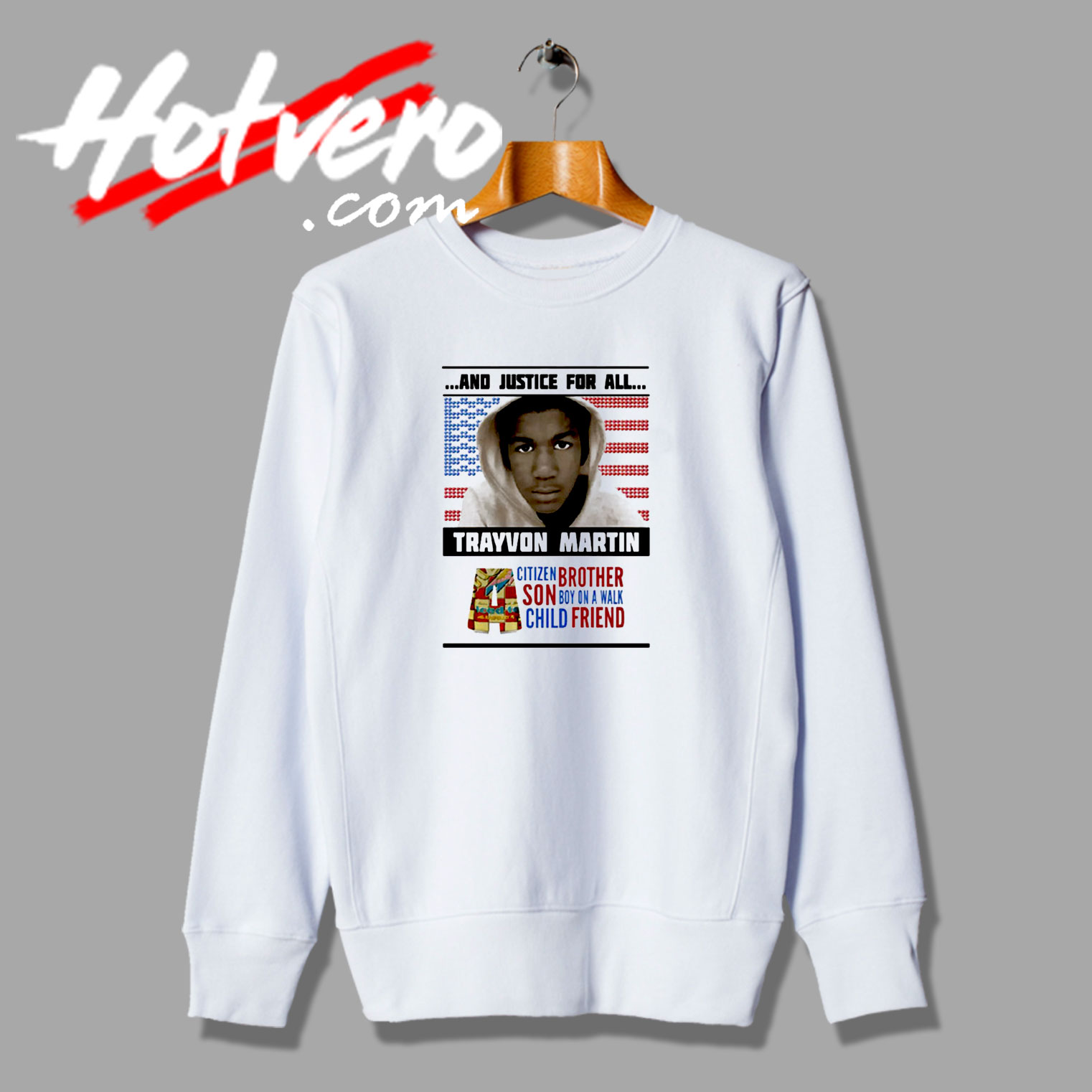 And Justice Trayvon Martin Photos Sweatshirt