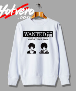 Angela Davis Wanted Interstate Flight Sweatshirt