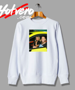 Anuel AA Karol G in Car Sweatshirt
