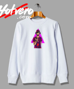 Anuel Aa Colorful Graphic Sweatshirt