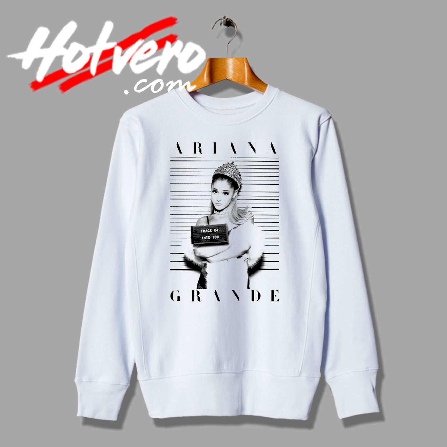 Ariana Grande Mug Shot Cute Photos Sweatshirt