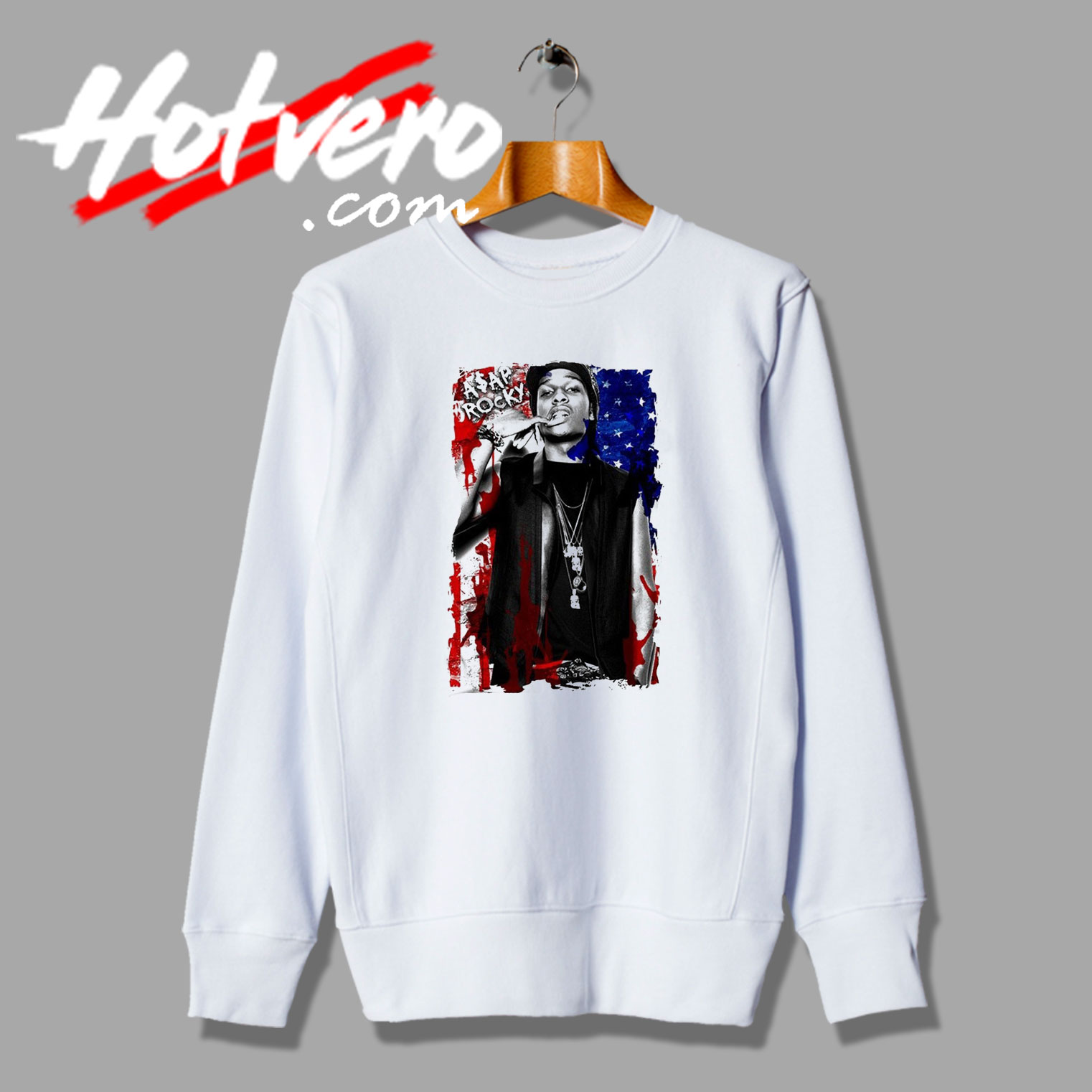 Asap Rocky Flag Artwork Sweatshirt