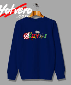 Assemble Of Many Heroes Sweatshirt
