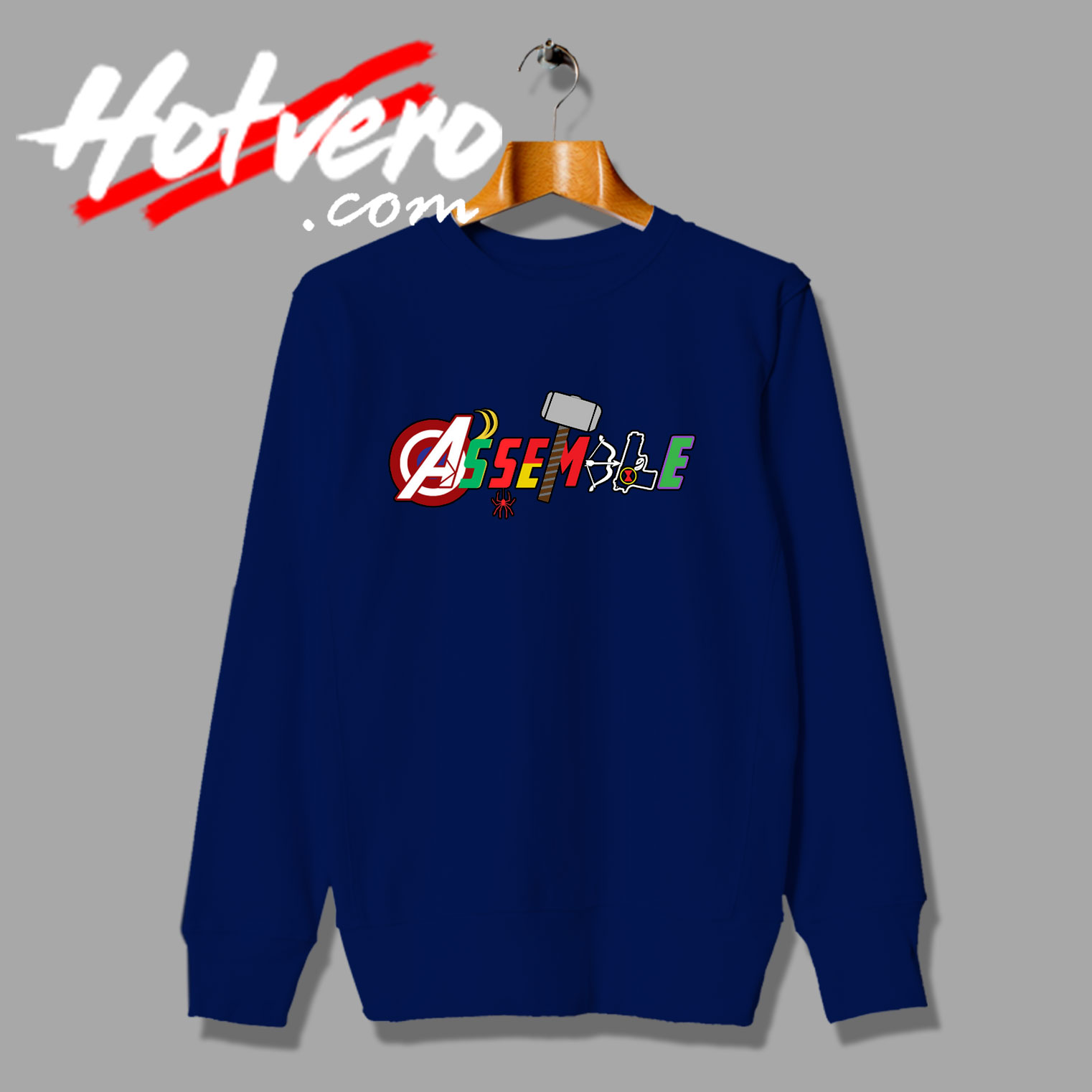 Assemble Of Many Heroes Sweatshirt