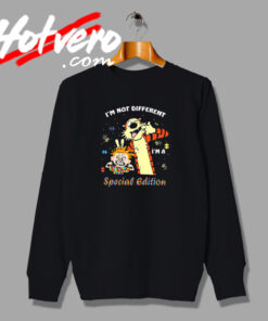 Autism Calvin And Hobbes Funny Joke Sweatshirt