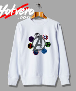 Avengers Emblem Circle Superhero Sweatshirt