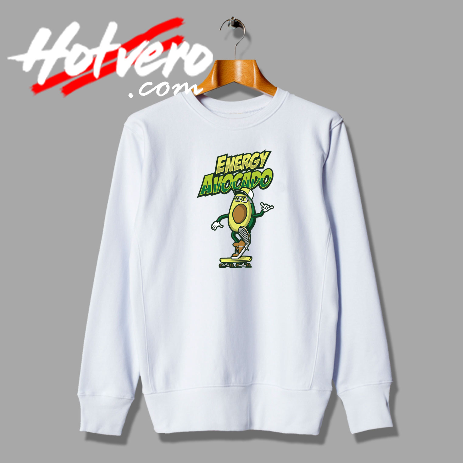 Avocado Cartoon Funny Sweatshirt