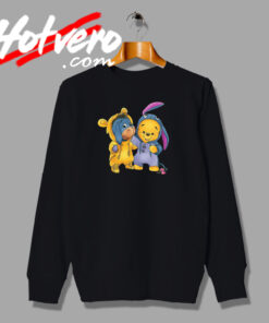 Baby Eeyore And Pooh Vintage Style Sweatshirt