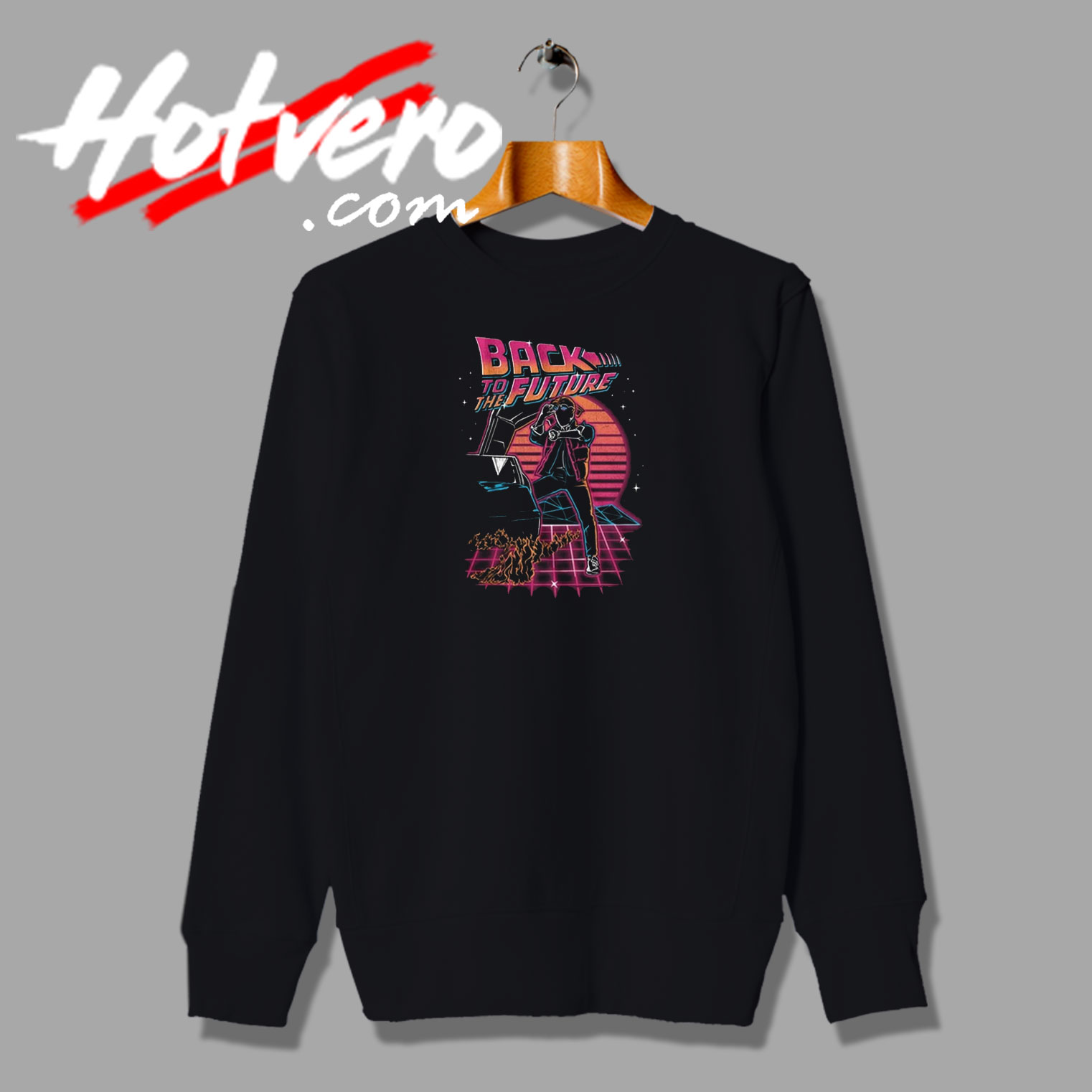 Back To The Future Artwork Sweatshirt