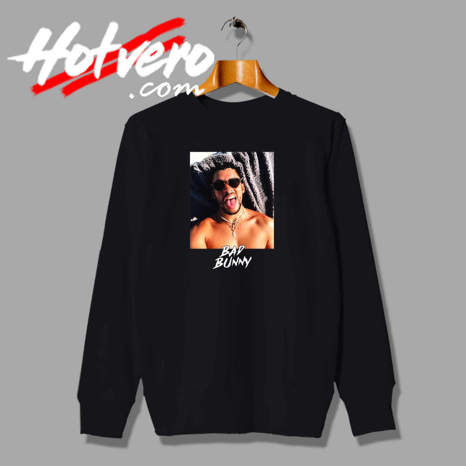 Bad Bunny Portraits Vintage Rapper Sweatshirt