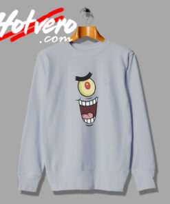 Bad Nickelodeon Plankton Face Sweatshirt