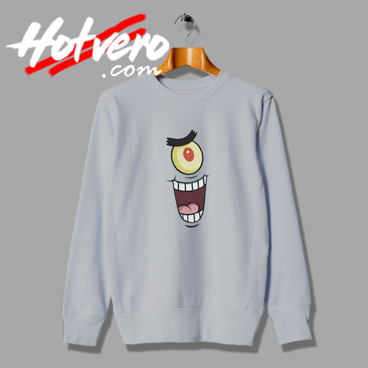 Bad Nickelodeon Plankton Face Sweatshirt