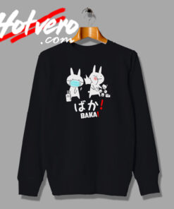 Baka Bunny Quarantine Anime Graphic Sweatshirt