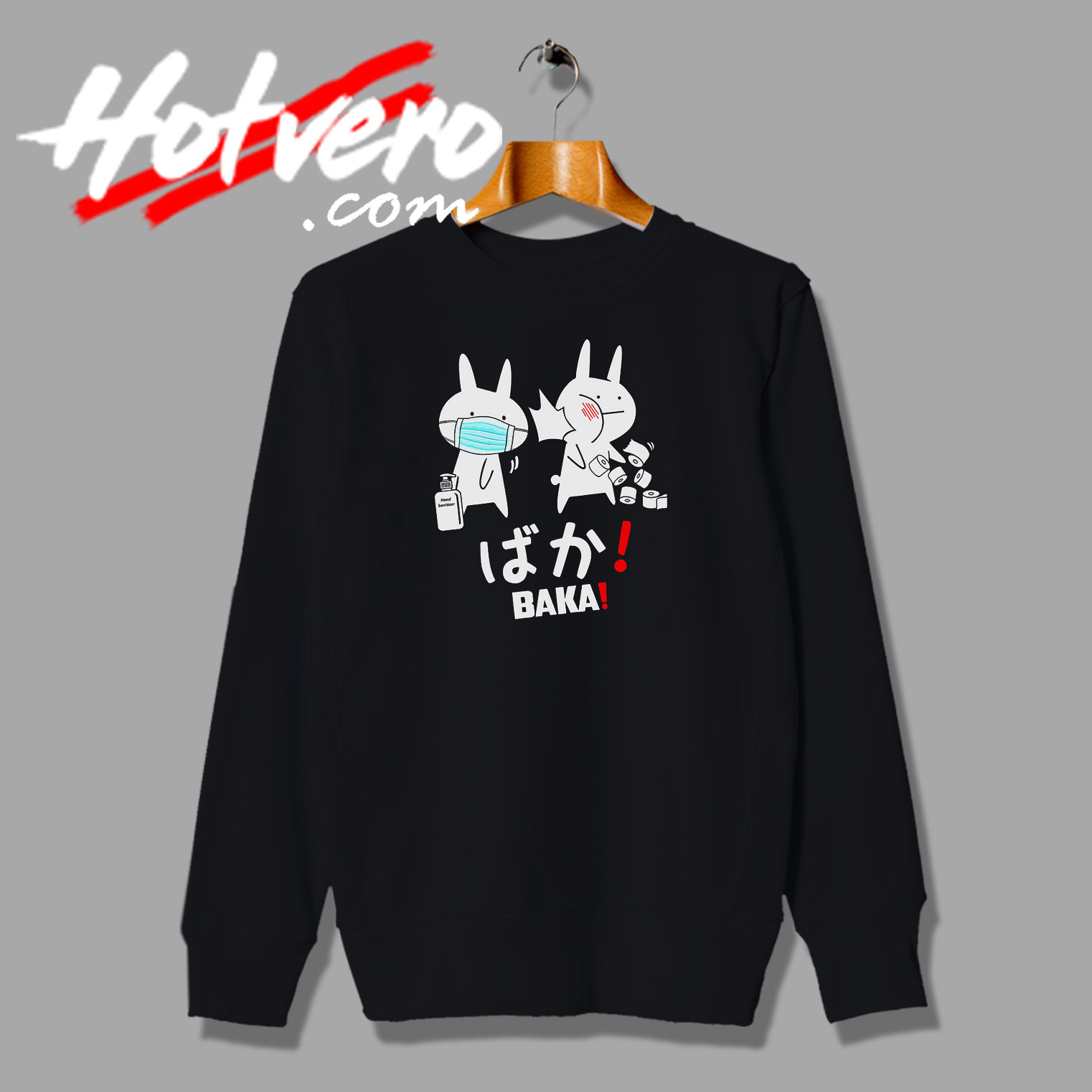 Baka Bunny Quarantine Anime Graphic Sweatshirt