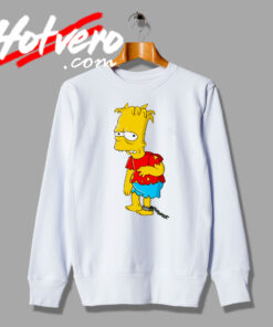 Bart Simpson Chained Vintage 90s Sweatshirt