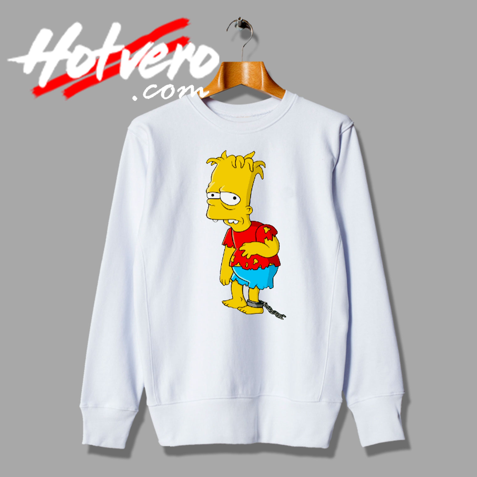 Bart Simpson Chained Vintage 90s Sweatshirt