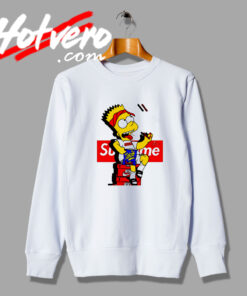 Bart Simpson Eating Takis Nike Sweatshirt