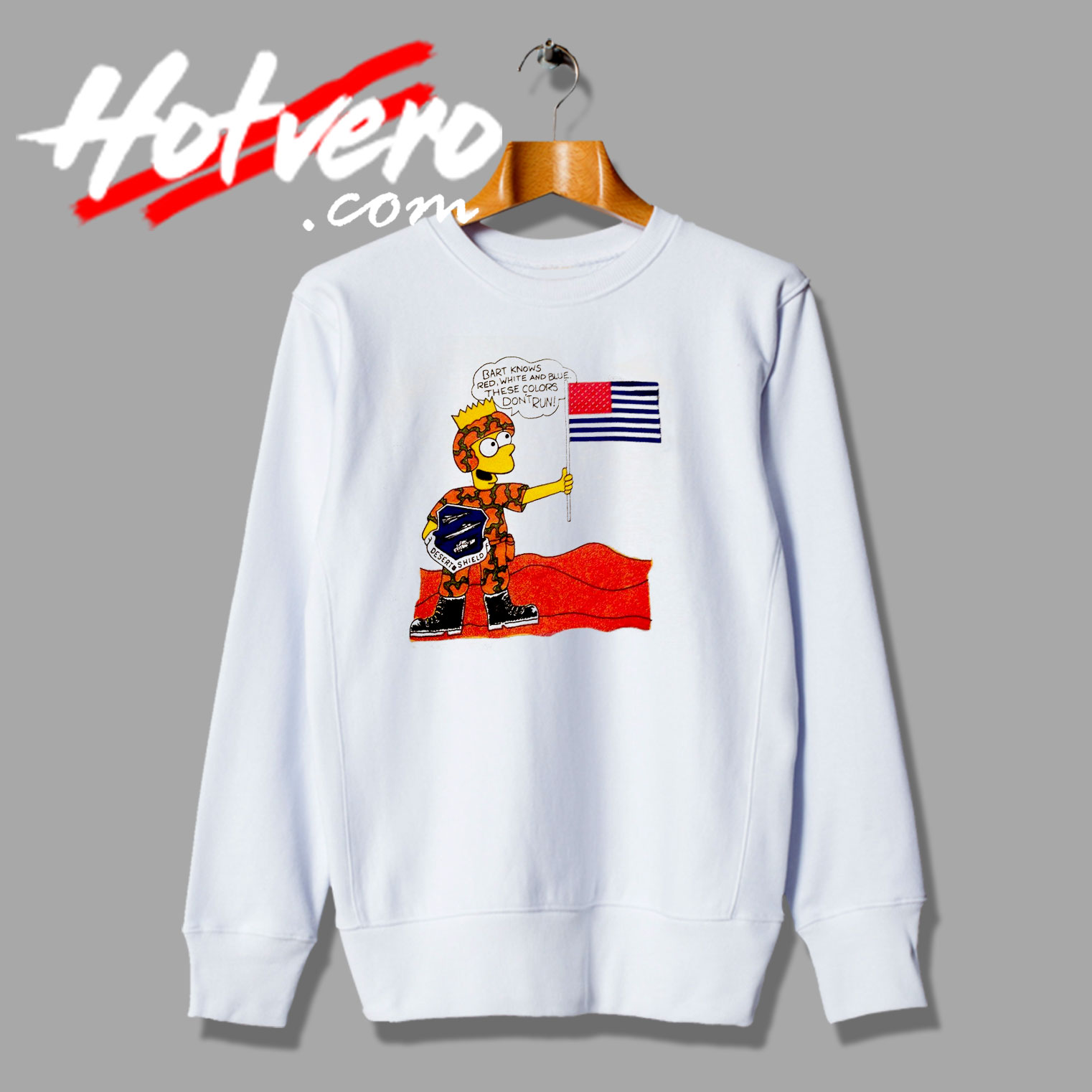 Bart Simpson Knows These Colors Sweatshirt