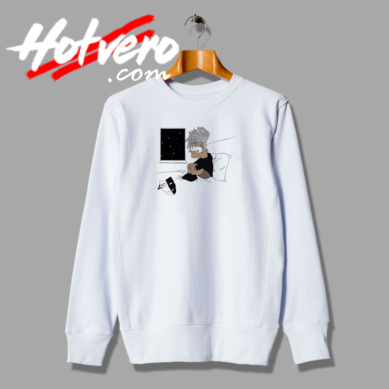 Bart Simpsons Xxxtentacion Funny Sweatshirt