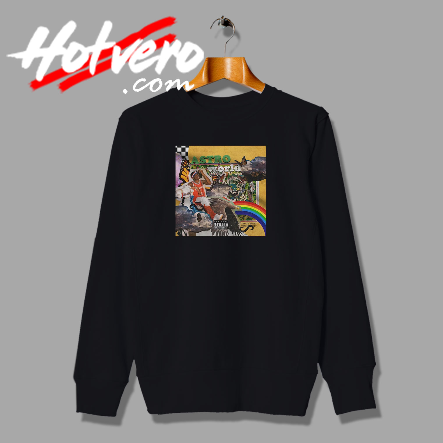 Basketball and Astroworld Travis Scott Poster Sweatshirt