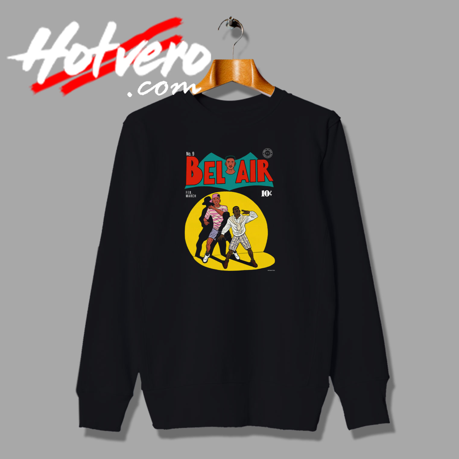 Batman Comic Parody Will Smith Artwork Sweatshirt