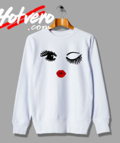 Beauty Make Up Lipstick Sweatshirt
